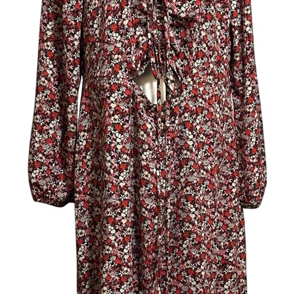 Sanctuary Floral Print Chiffon Halter Neck Cut-Out Midi Dress, Plus Size 14, NWT - Picture 6 of 7